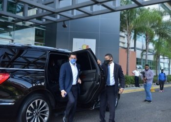 David Collado a su llegada al Mitur