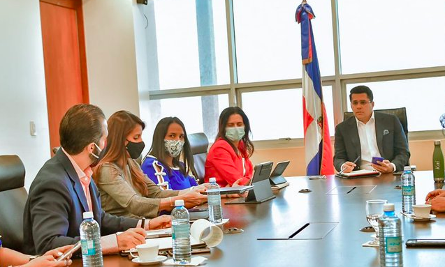 David Collado con reunión de trabajo