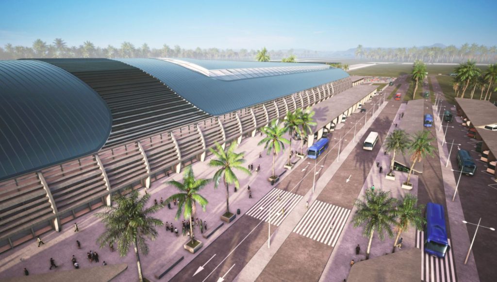 Maqueta del Aeropuerto Internacional de Bávaro