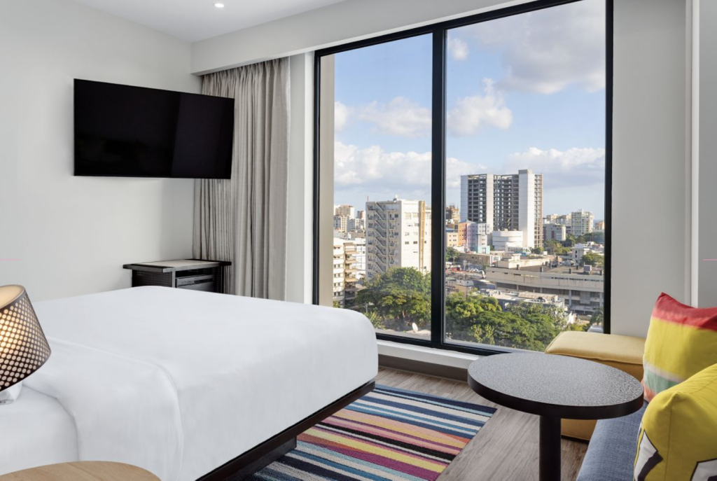 Habitación de Aloft Hotel Santo Domingo