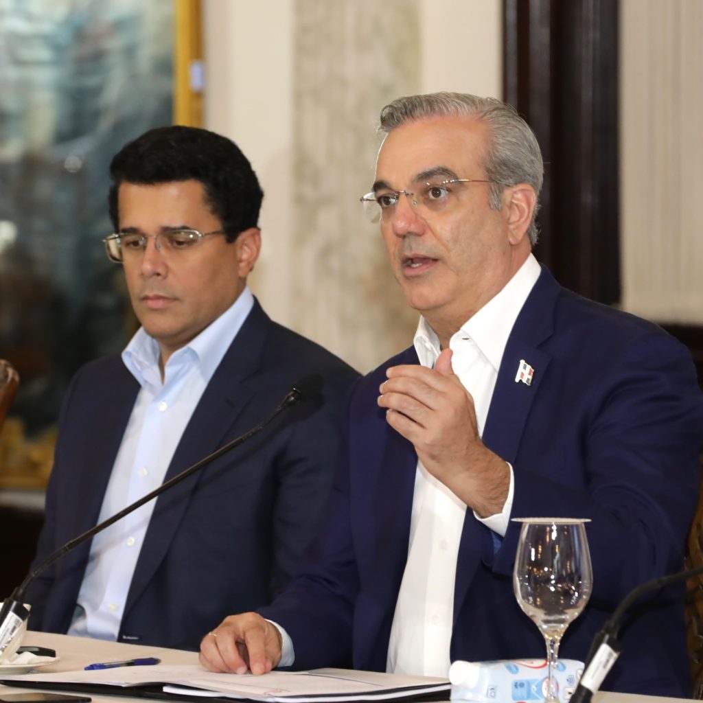 David Collado y Luis Abinader
