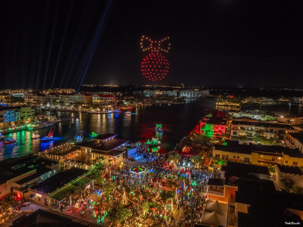 Bola navidena drone