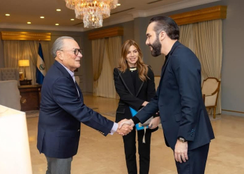 Frank Rainieri y Nayib Bukele