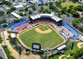 Vista del Estadio Quisqueya